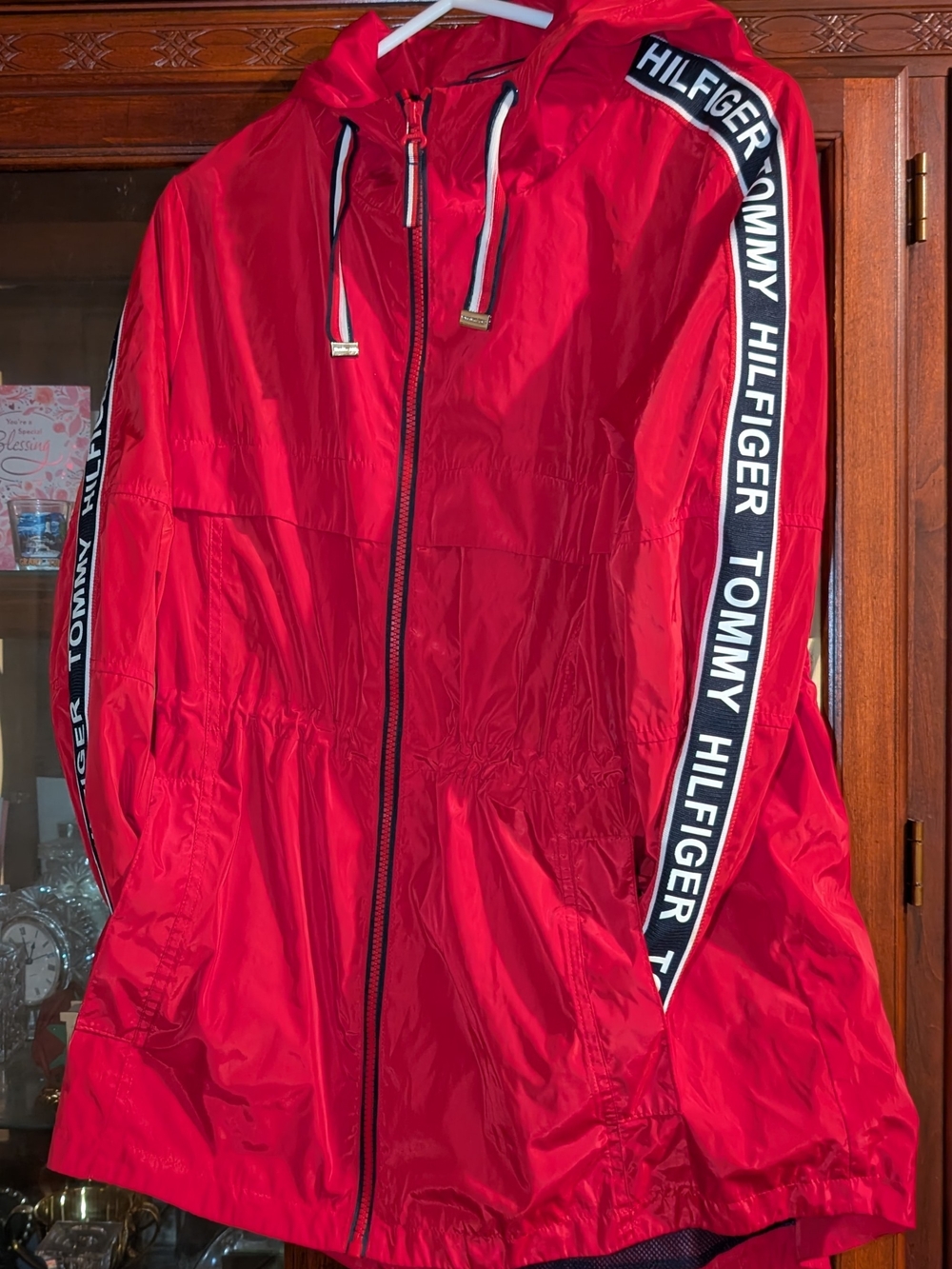 Tommy Hilfiger Red Windbreaker